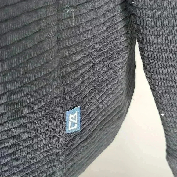 Cutter & Buck OSU Ohio State Men's Ribbed Quarter Zip Black Pullover Size Medium - Picture 4 of 9